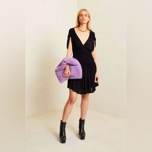 NWT A.L.C. Paloma Faux Fur Sherpa Bag in Deep Lilac